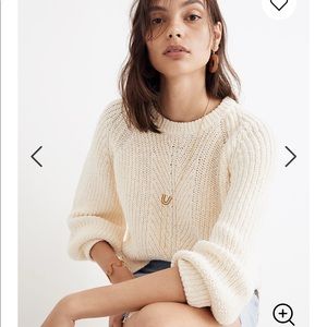 Madewell Balloon Sleeve Sweater